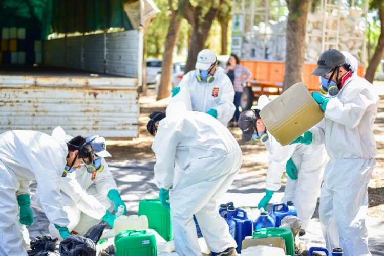 En Sarmiento se recepcionaron 4216 envases  vacíos de fitosanitarios