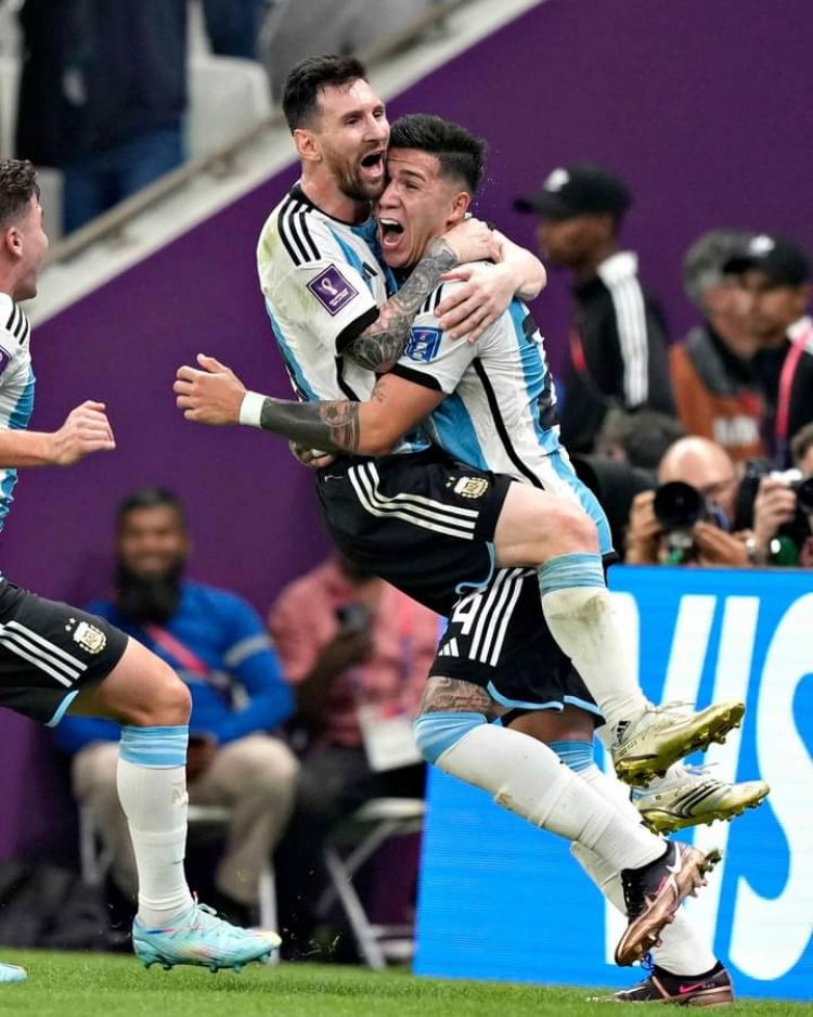 Ganó Argentina! Con goles de Messi y Enzo Fernández