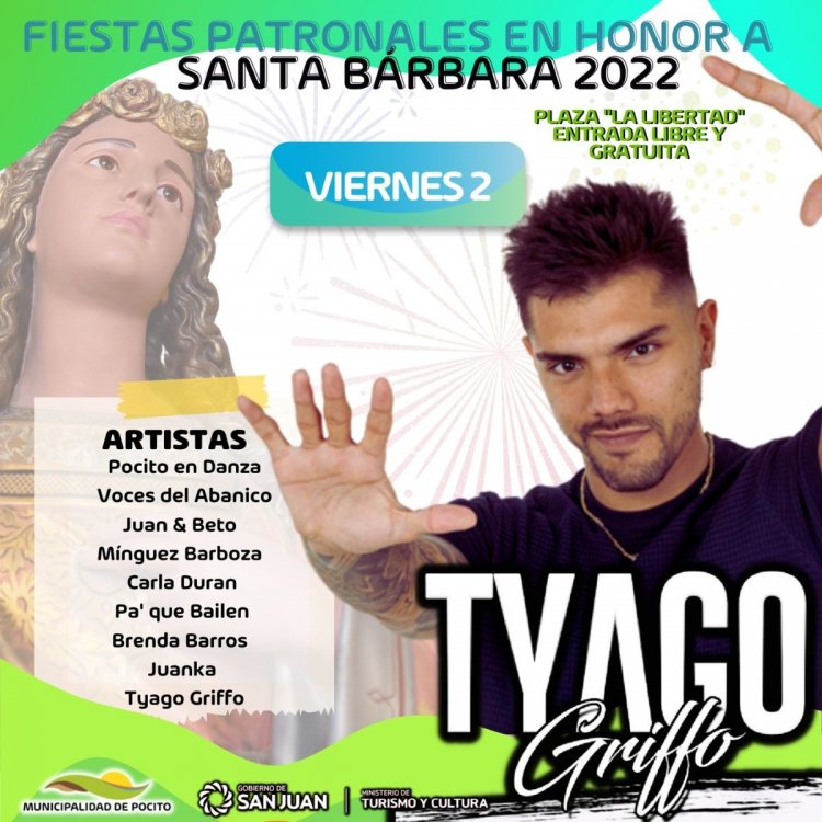 Comienza hoy la fiesta de Santa Bárbara en Pocito