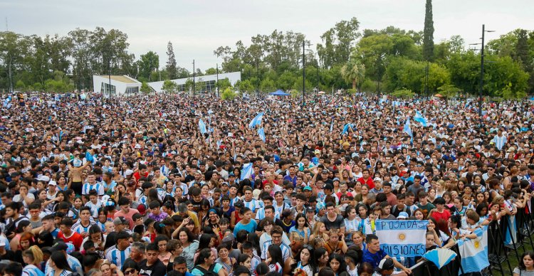Miles de sanjuaninos disfrutaron  de la Copa del Mundo
