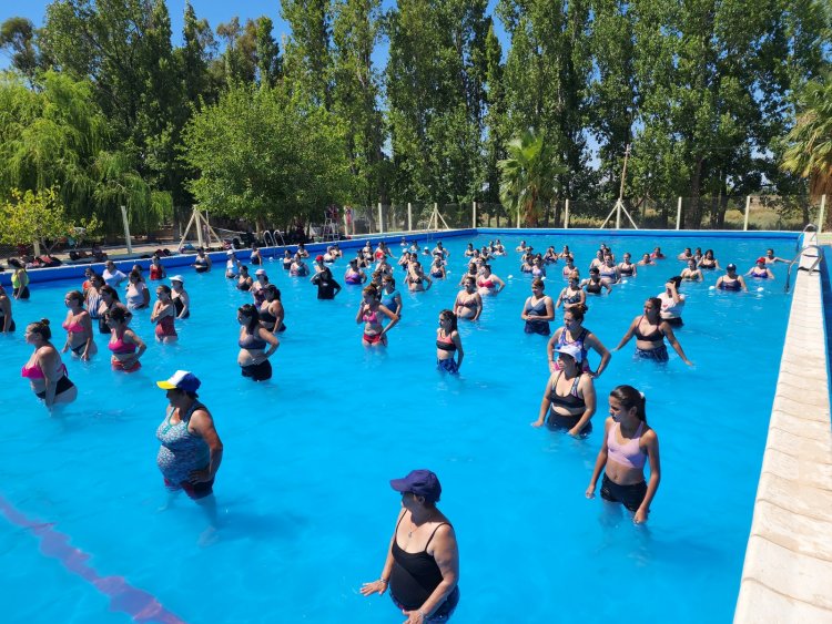 Disfruta aquaerobic gratis en San Martín