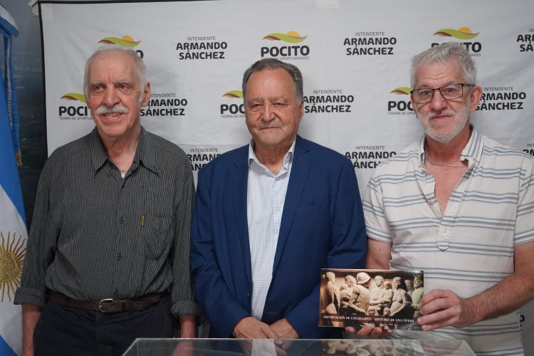 Raffaele Beretta volvió a Pocito y fue recibido por Armando Sánchez