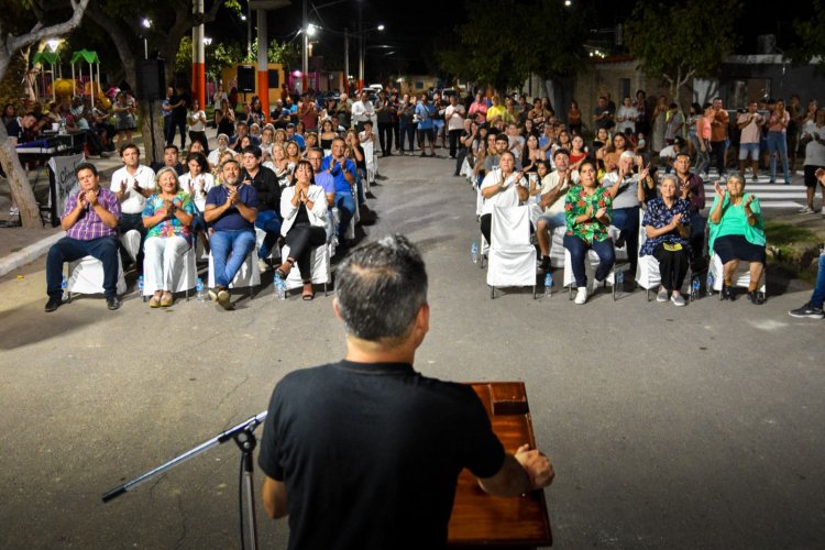 La iluminación LED llegó al Loteo Salta l y Barrio Laprida