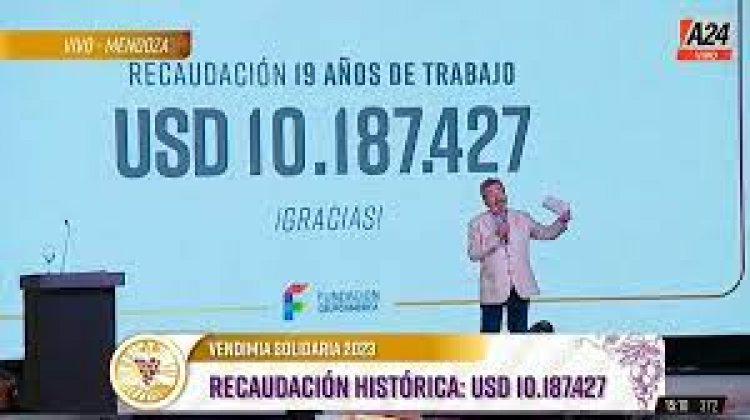 Extraordinaria recaudación alcanzada en la Vendimia Solidaria 2023
