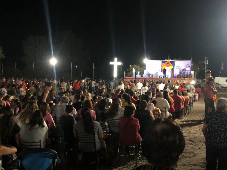 Miles de fieles devotos del cura brochero se hicieron presente en chimbas