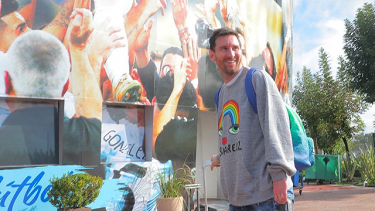 Messi ya llegó al país para disputar la doble fecha con la Selección