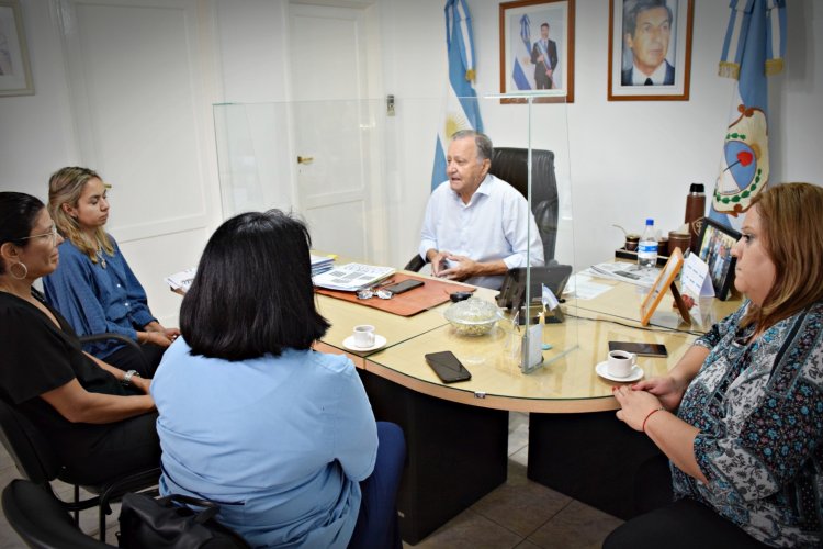 Armando Sánchez recibió a la nueva autoridad del hospital Cantoni