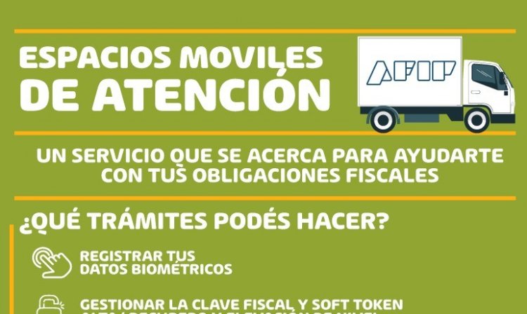La oficina móvil de la AFIP visita Pocito
