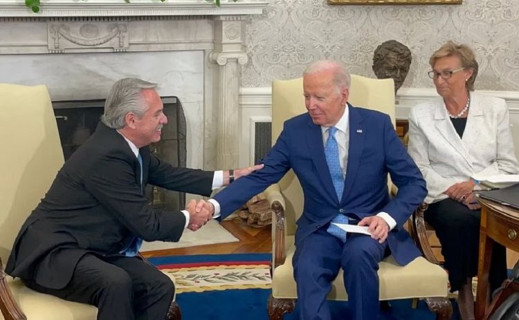 Fernández le pidió a Joe Biden  mantener el respaldo del FMI