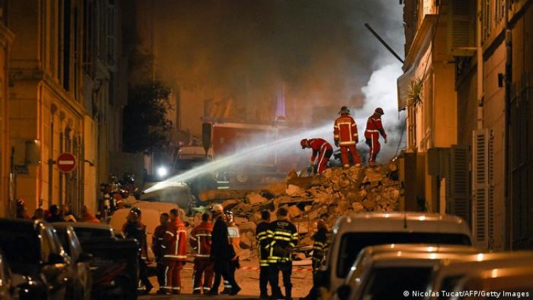 Francia: cinco los muertos por el derrumbe de un edificio en Marsella