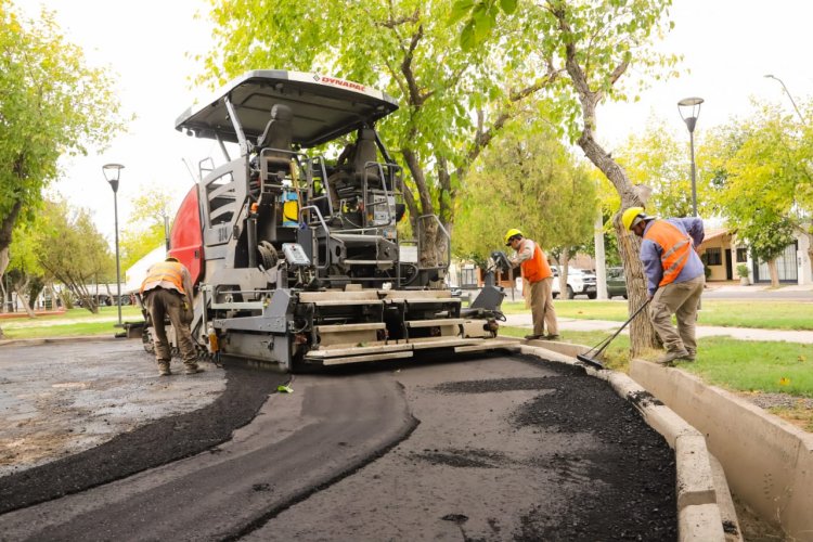 Capital: comenzó la repavimentación de los barrios Bancario y Municipal