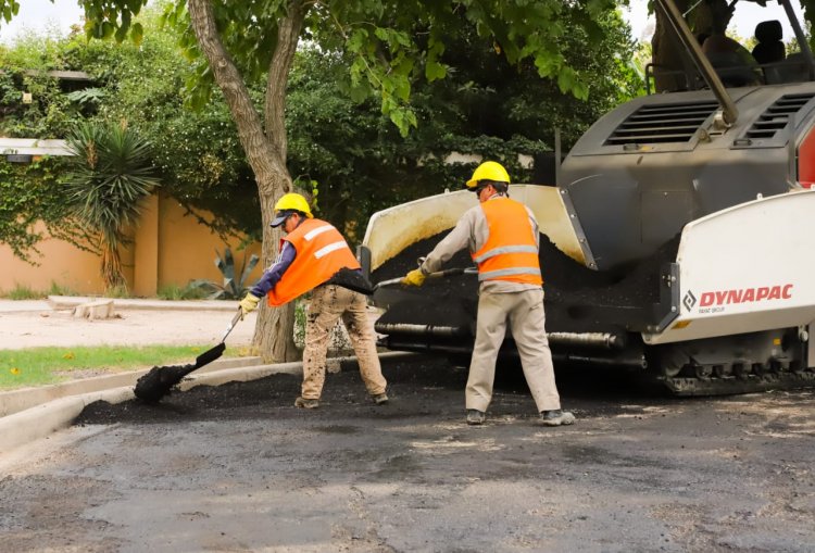 Capital: comenzó la repavimentación de los barrios Bancario y Municipal