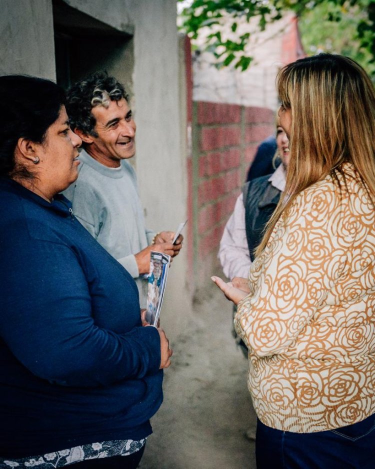 Venerando visitó el barrio Wilkinson