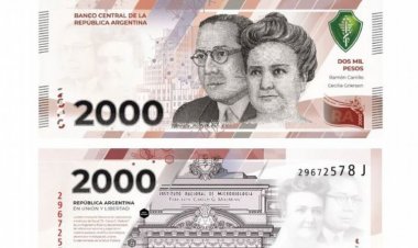 El Banco Central ya tiene en su poder los billetes de $2.000