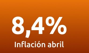 La inflación de abril fue del 8,4%