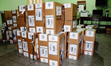 Comenzaron a distribuir las urnas bajo un fuerte operativo de seguridad