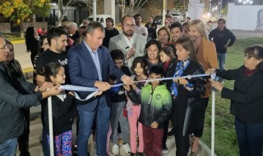 Nuevas obras para la plaza Gustavo Cerati en Rivadavia