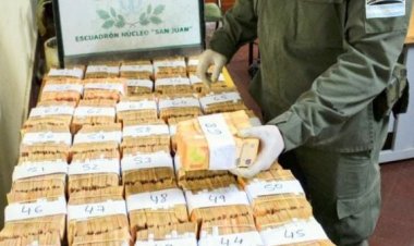 Detienen a un hombre con $82 millones en Sarmiento