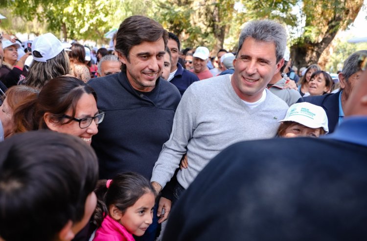 Baistrocchi y Uñac cerraron campaña con un llamado a la militancia responsable