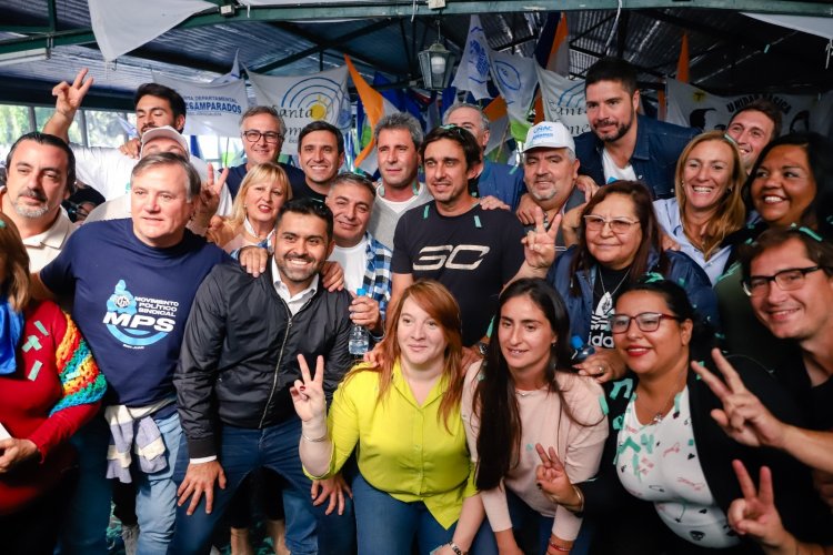 Baistrocchi y Uñac cerraron campaña con un llamado a la militancia responsable