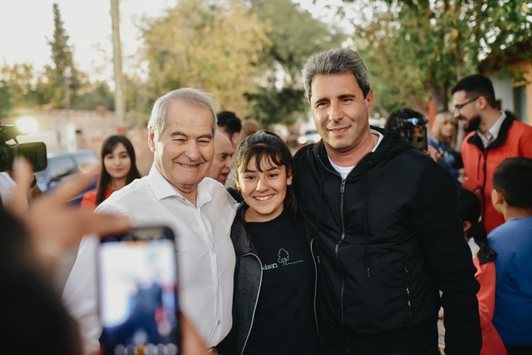 En Chimbas, Uñac destacó que su gestión cambió la matriz económica y social del departamento