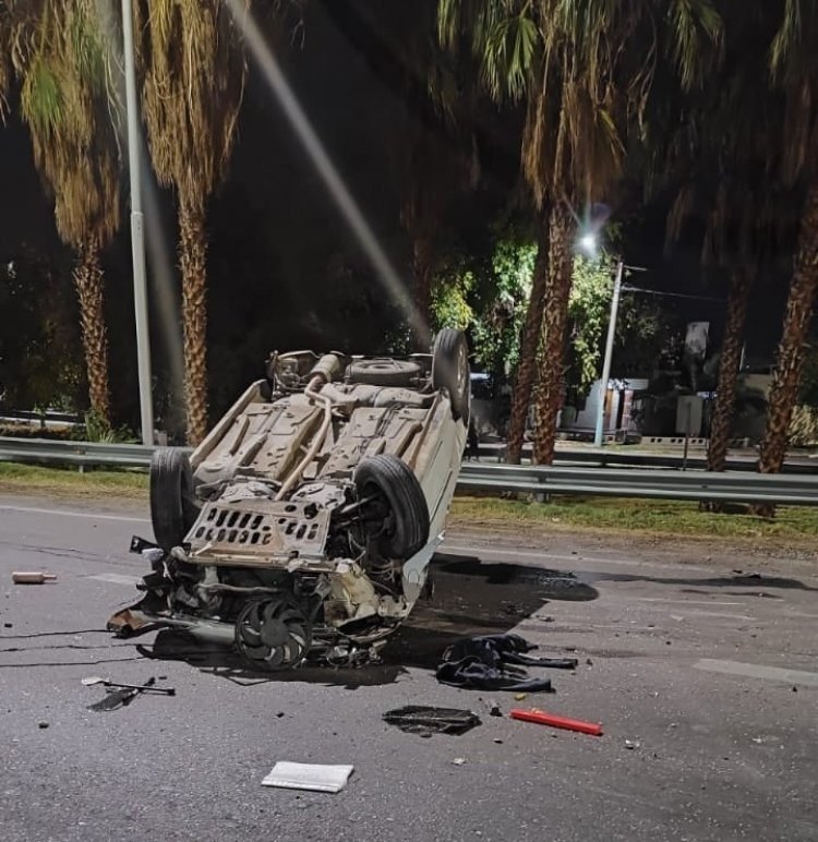 Joven muere al volcar en Av. Circunvalación