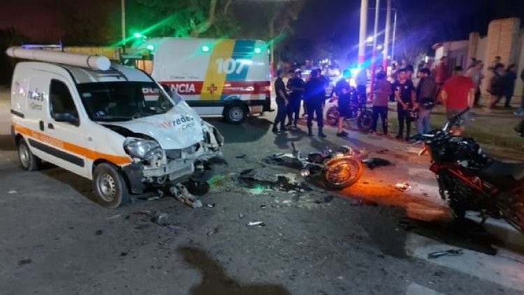 Muere un hombre  por un triple choque en Chimbas