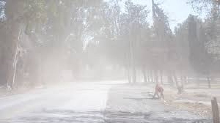 Alerta amarillo por viento Zonda en tres departamentos