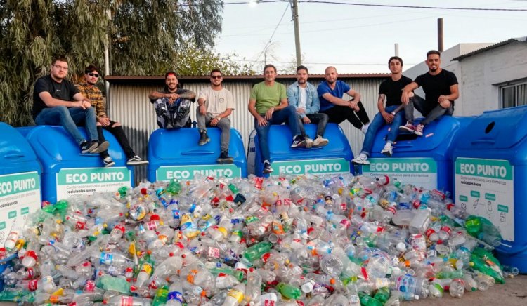 Más de 2 toneladas de plástico reciclable se juntó en una fiesta única y sustentable