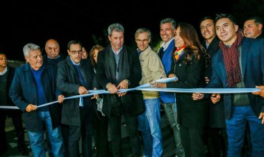 Pavimento, iluminación y red cloacal para Caucete