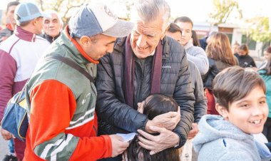 Gioja y Gramajo recorrieron Albardón y Rivadavia