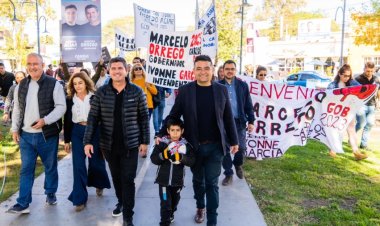 Orrego en Iglesia:  "Los vecinos quieren el cambio"
