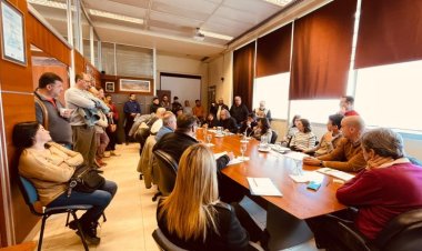 Proveedores de Iglesia y Jáchal dialogaron con representantes de Josemaría