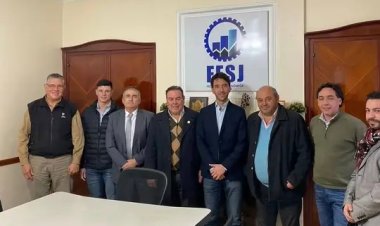 Agustin Ramirez se reunio con autoridades de la Federación Económica