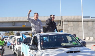 Orrego finalizó la campaña con la "Caravana del Despertar "