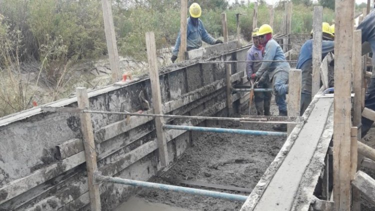 Canal del Alto, en Jáchal: 27 % de avance  donde se beneficiarán 250 productores