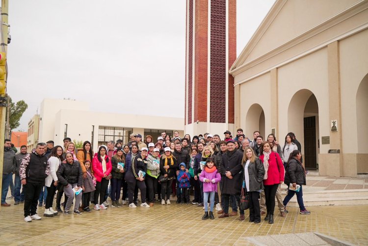 Orrego en Jáchal: "el cambio va llegar a todos los departamentos "