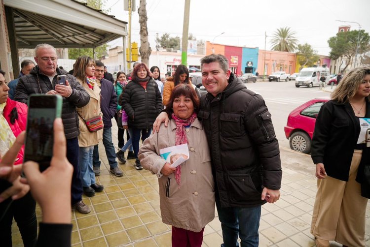 Orrego en Jáchal: "el cambio va llegar a todos los departamentos "