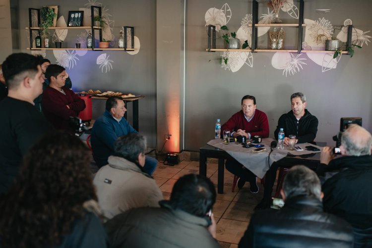 Sergio Uñac dijo en Albardón: “Acá el único camino es seguir construyendo”