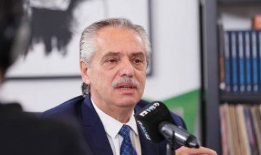 Alberto Fernández saludó a Marcelo Orrego