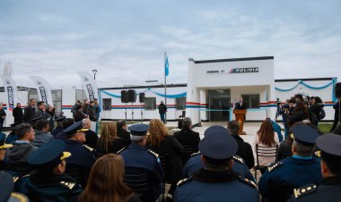 Uñac inauguró una nueva comisaría en Caucete