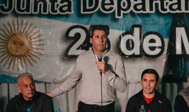 Sergio Uñac se reunió con dirigentes de 25 de Mayo