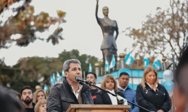 Sergio Uñac participó del acto por el aniversario Paso a la Inmortalidad de Evita