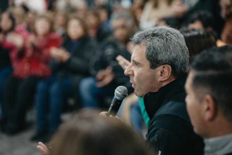 Sergio Uñac se reunió con dirigentes de Caucete