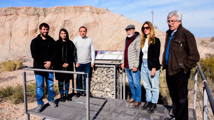 Inauguraron la pasarela “La Laja, Epicentro del Terremoto de 1944"