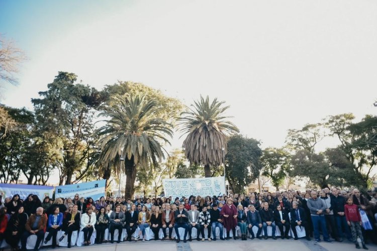 Sergio Uñac participó del acto por el aniversario Paso a la Inmortalidad de Evita