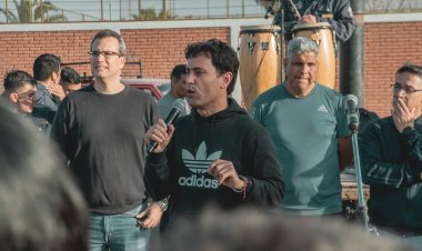 Jorge Chica visitó el departamento Sarmiento
