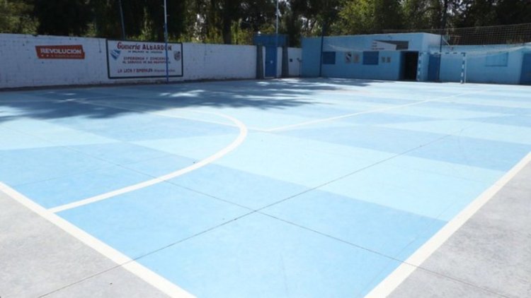 Albardón realizó 38 obras en 15 instituciones deportivas