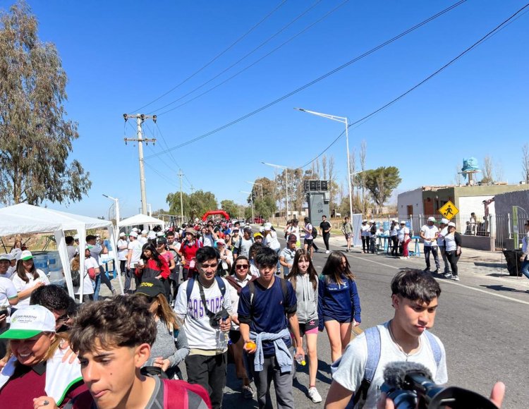 Los jóvenes caminarán hasta San Martín acompañados de dos reliquias