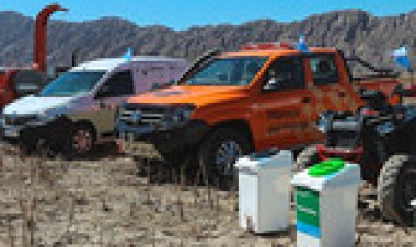 Nación entregó movilidades y equipamiento a la Brigada de Incendios Forestales de San Juan